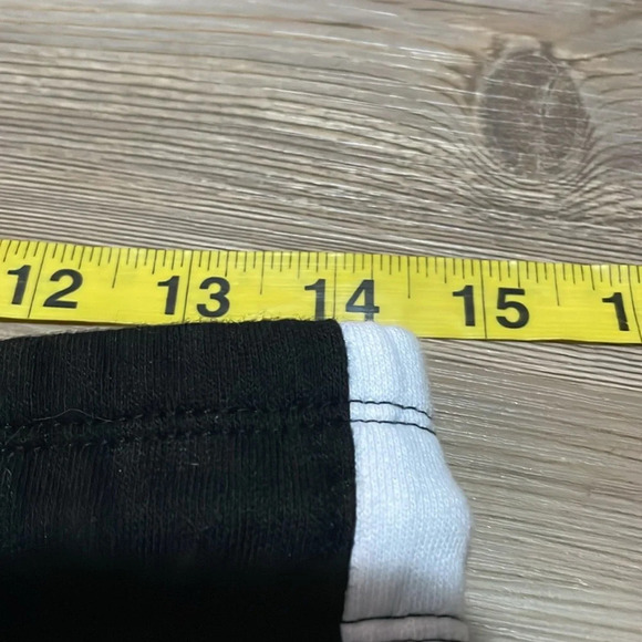 Calvin Klein Side Stripe Athletic mini Skirt Drawstring Size S Black Active - Picture 5 of 13